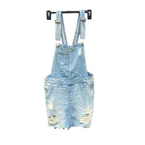 LIGHT Denim Distressed Hollister Skirt Overall size Small